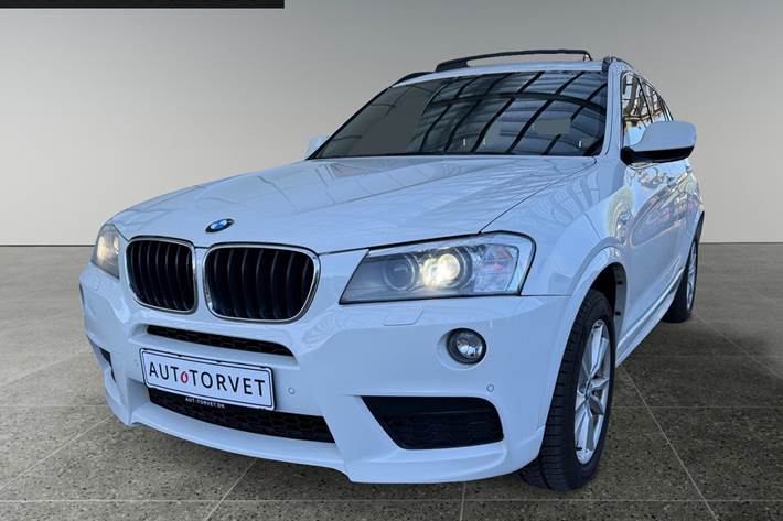 Hvid BMW X3 fra 2013