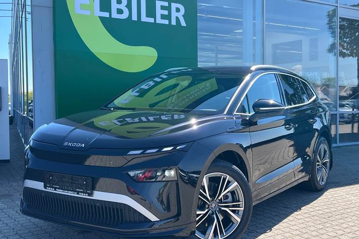 Sort Skoda Enyaq fra 2026