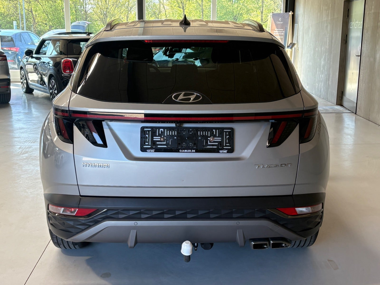 Sølv Hyundai Tucson fra 2021