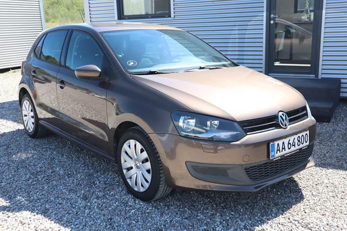 Beige VW Polo fra 2012