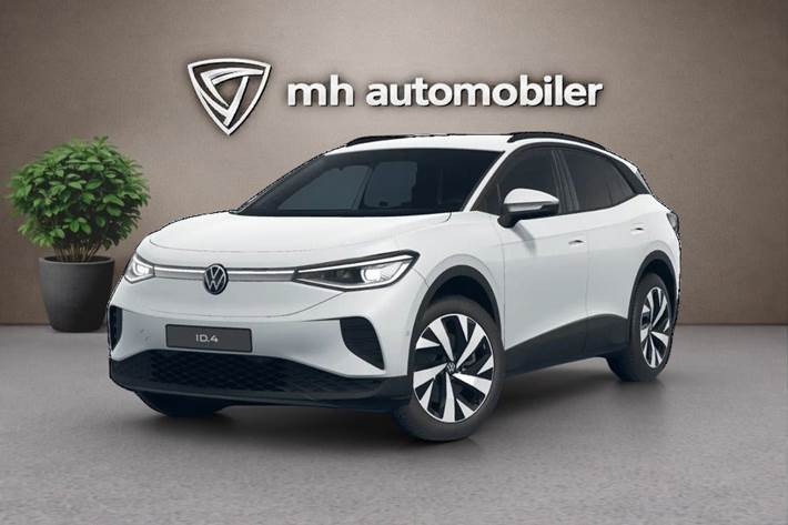 Hvid VW ID.4 fra 2025 set udefra