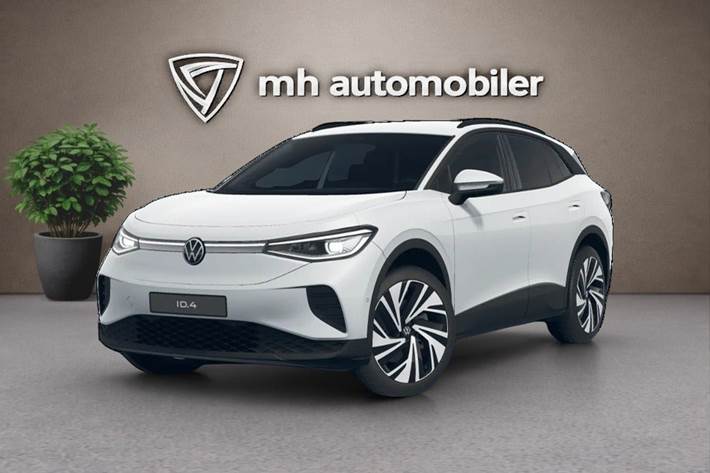 Hvid VW ID.4 fra 2025 set udefra