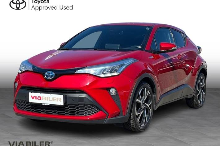 Rød Toyota C-HR fra 2021