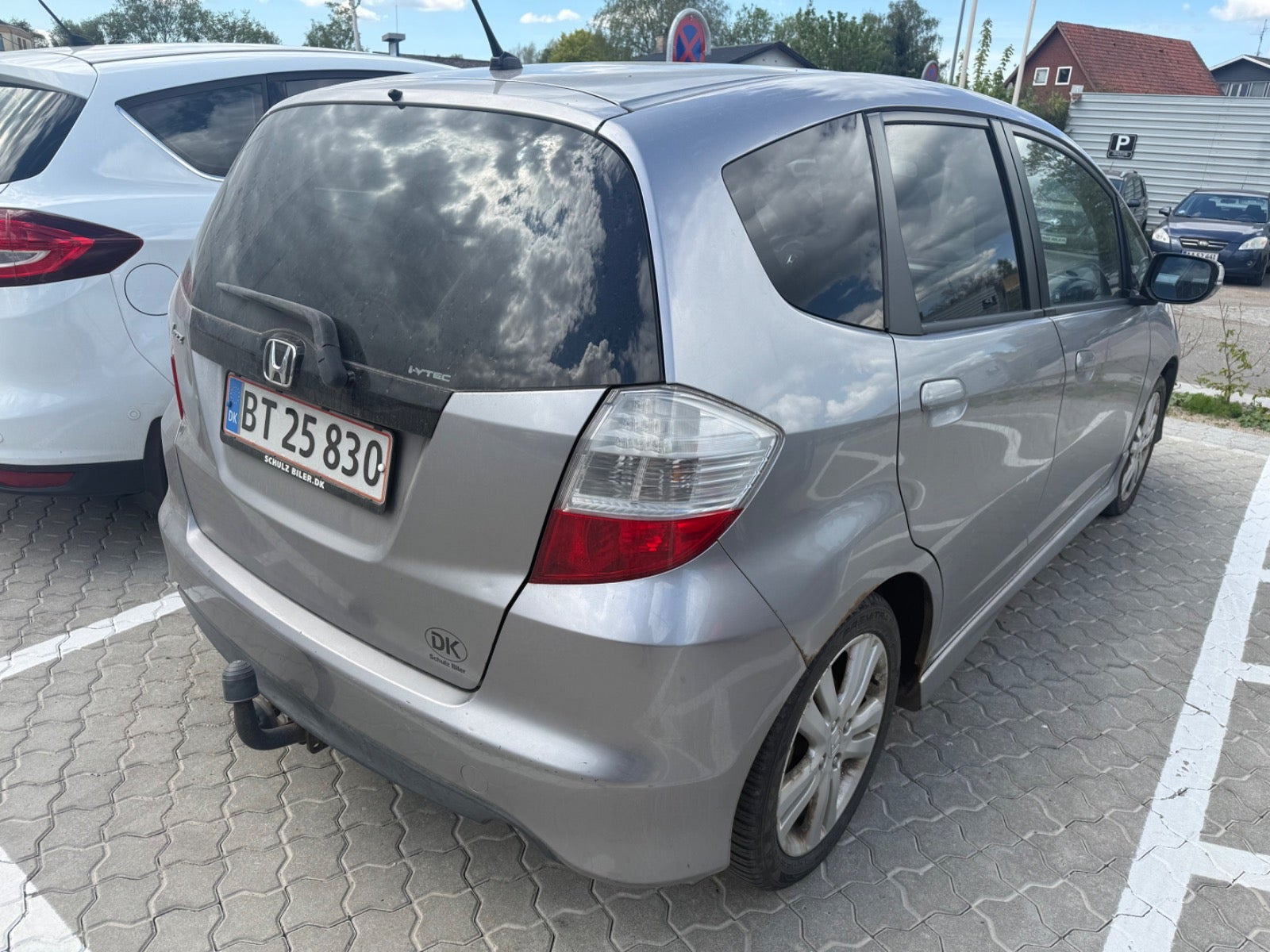 Sølv Honda Jazz fra 2009