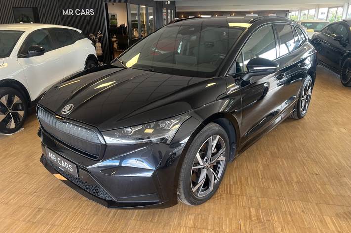 Sort Skoda Enyaq fra 2023