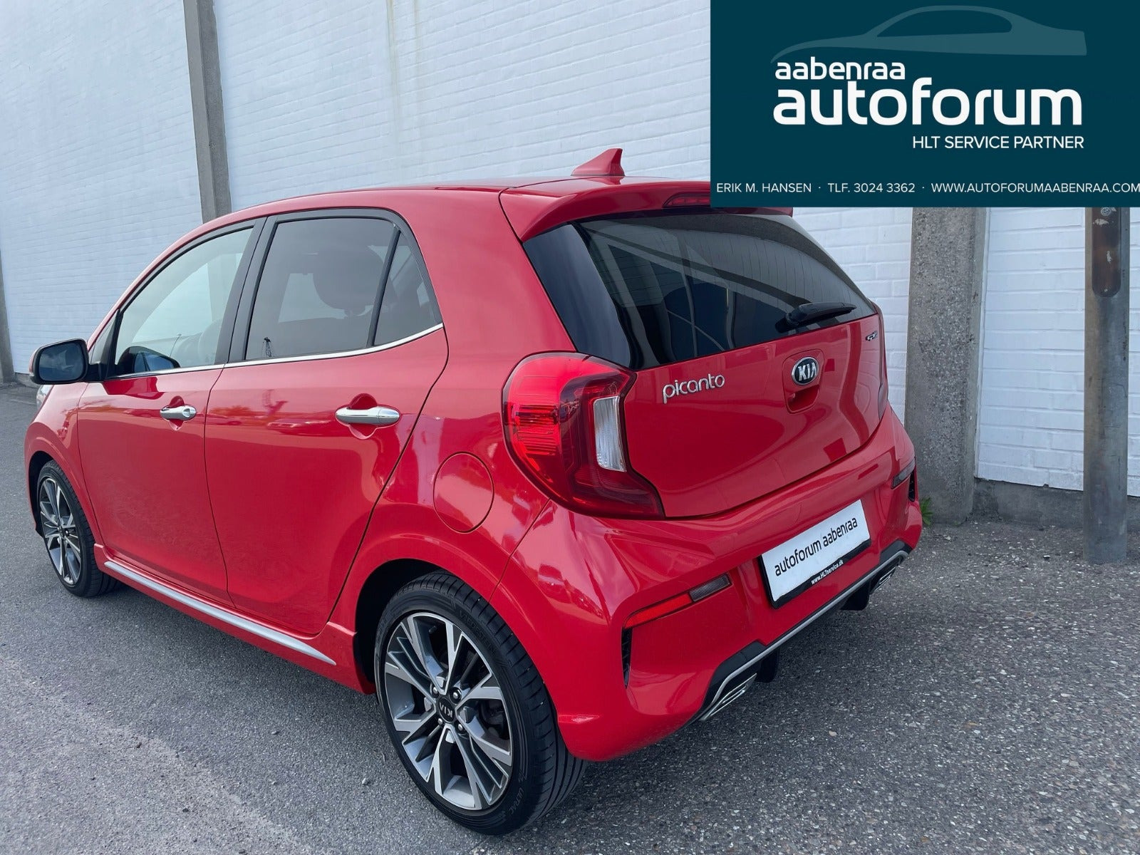 Rød Kia Picanto fra 2021