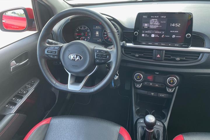 Rød Kia Picanto fra 2021