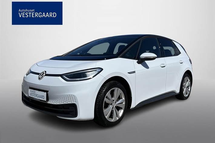 Hvid VW ID.3 fra 2021