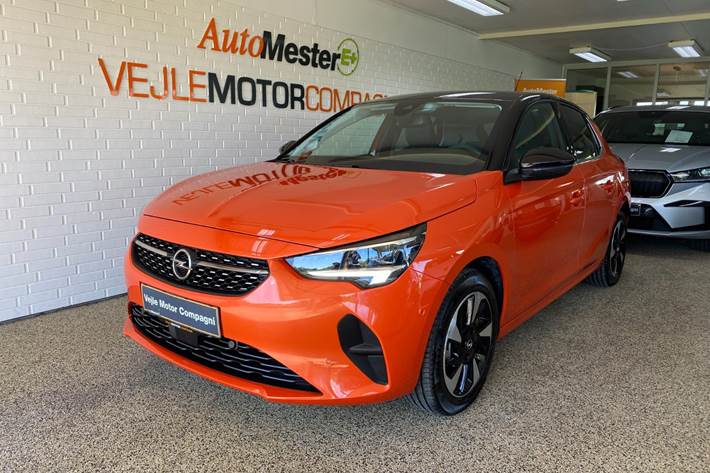 Orange Opel Corsa-e fra 2023
