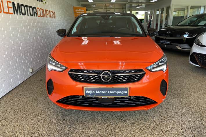Orange Opel Corsa-e fra 2023