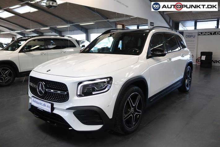 Hvid Mercedes GLB200 d fra 2020