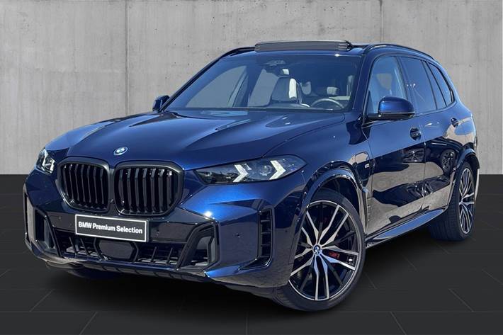 Blå BMW X5 fra 2025