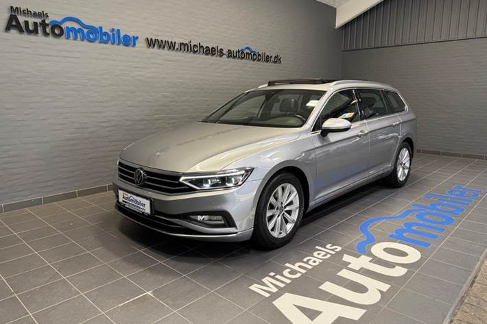 Sølv VW Passat fra 2021