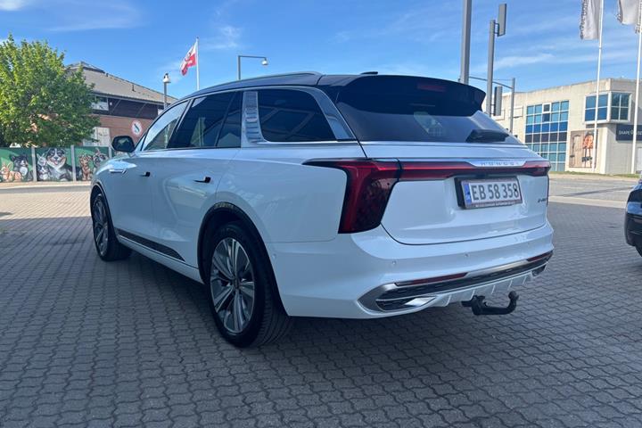 Hvid Hongqi E-HS9 fra 2024