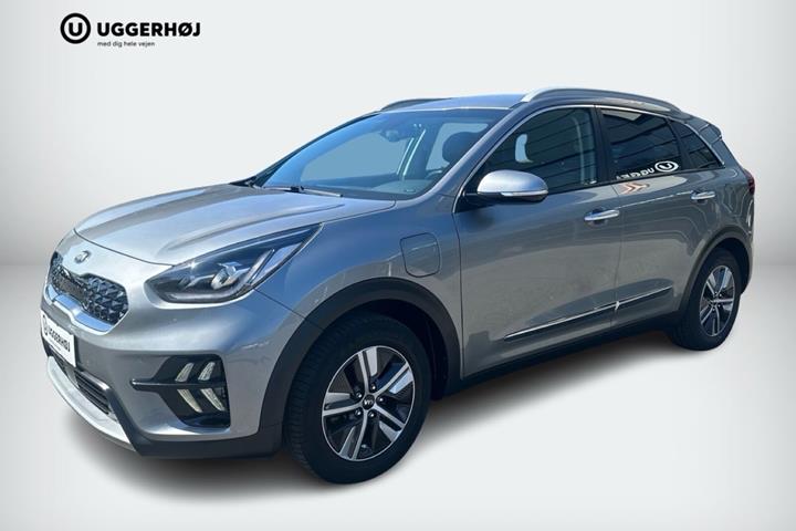Grå Kia Niro fra 2021 set udefra