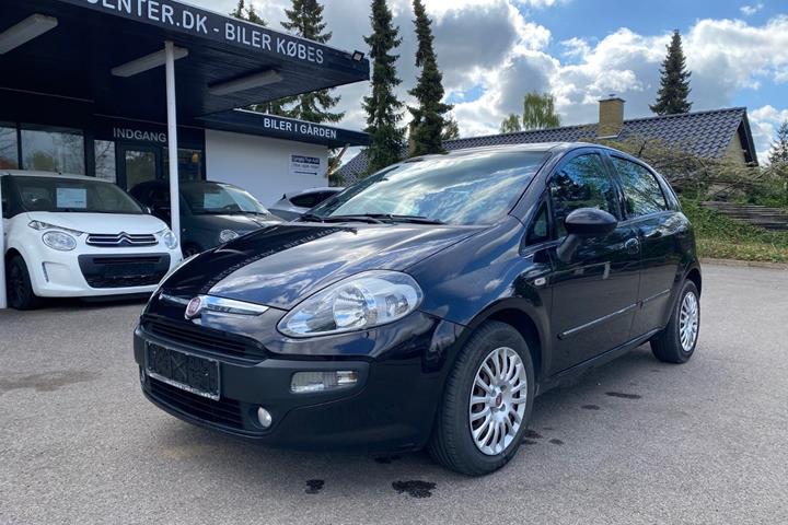 Grå Fiat Punto Evo fra 2010