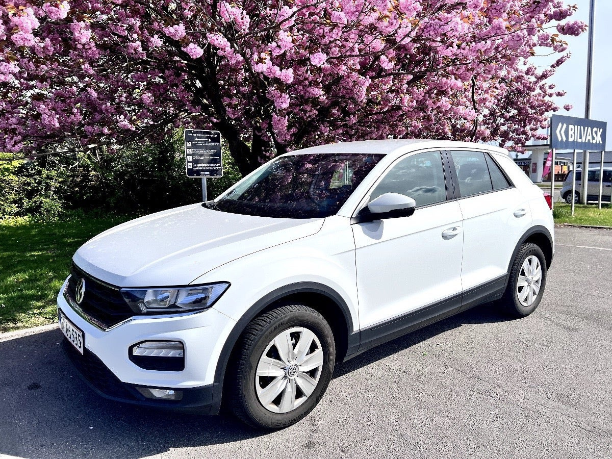 Hvid VW T-Roc fra 2018