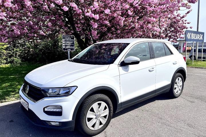 Hvid VW T-Roc fra 2018