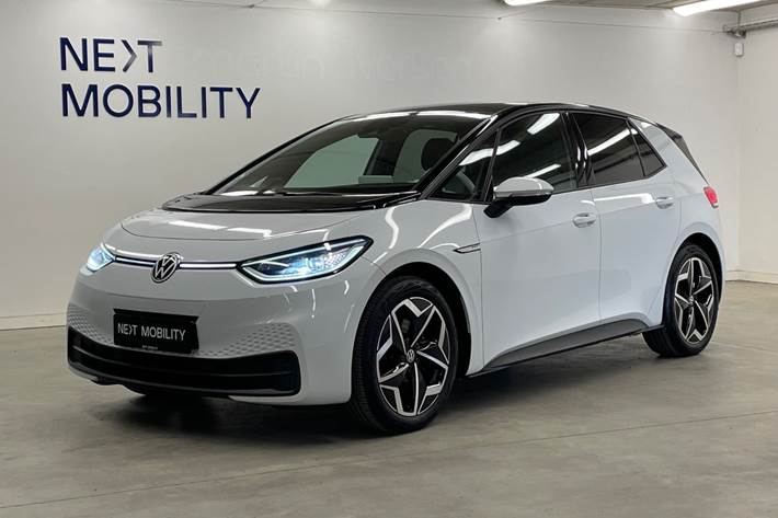 Hvid VW ID.3 fra 2021