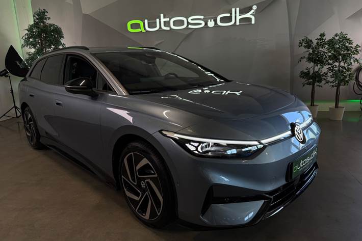 Blå VW ID.7 fra 2025