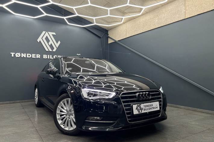 Sort Audi A3 fra 2014