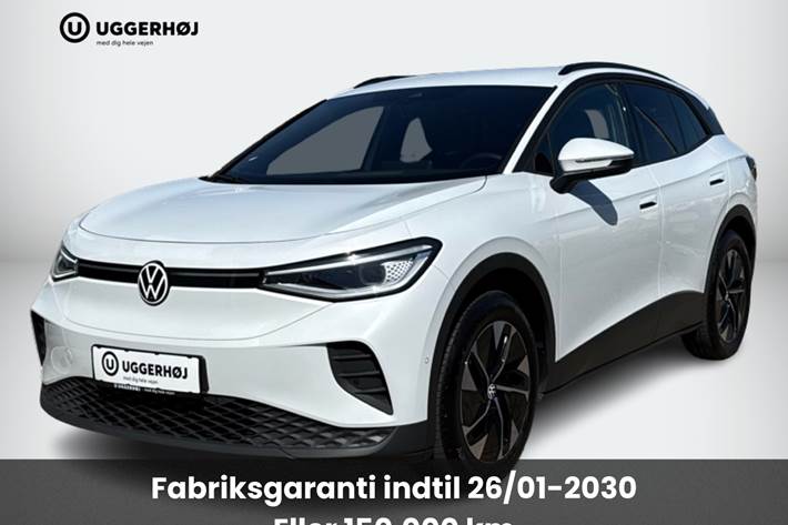 Hvid VW ID.4 fra 2025 set udefra
