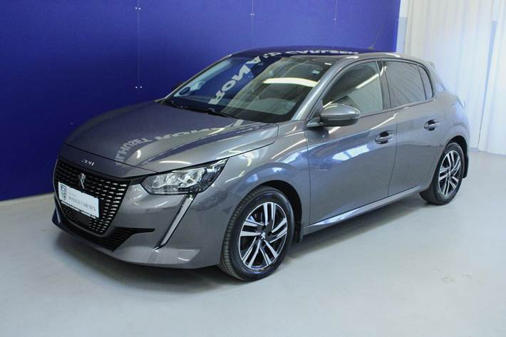 Grå Peugeot 208 fra 2020