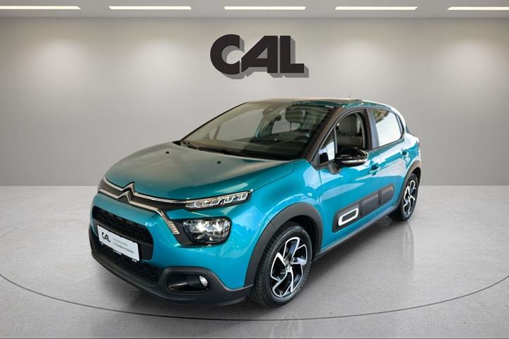 Blå Citroën C3 fra 2024 set udefra