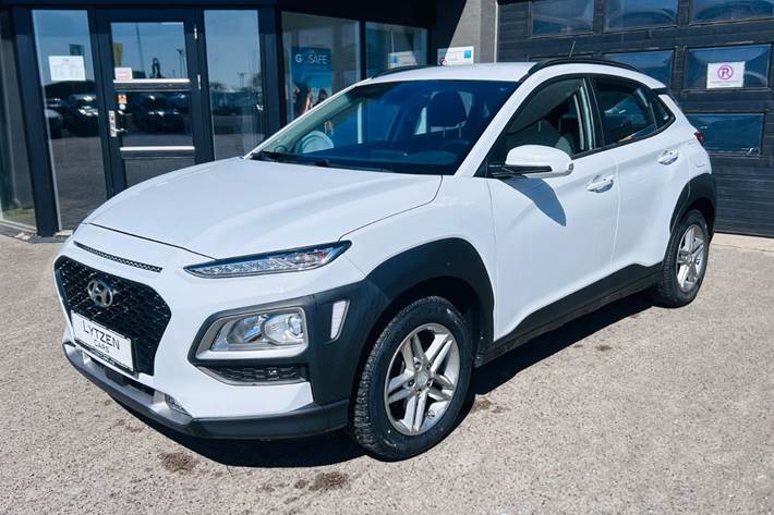 Hvid Hyundai Kona fra 2020