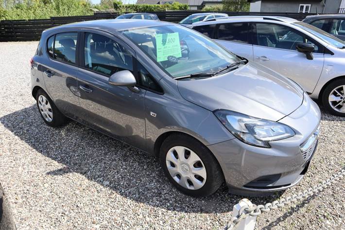 Grå Opel Corsa fra 2015