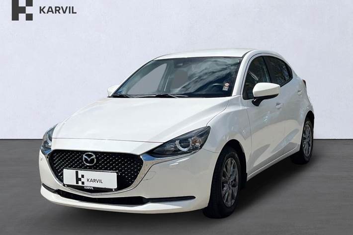 Hvid Mazda 2 fra 2020