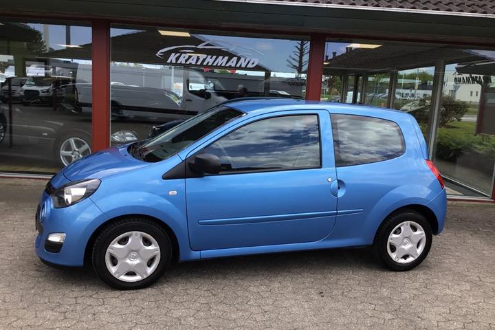 Blå Renault Twingo fra 2013