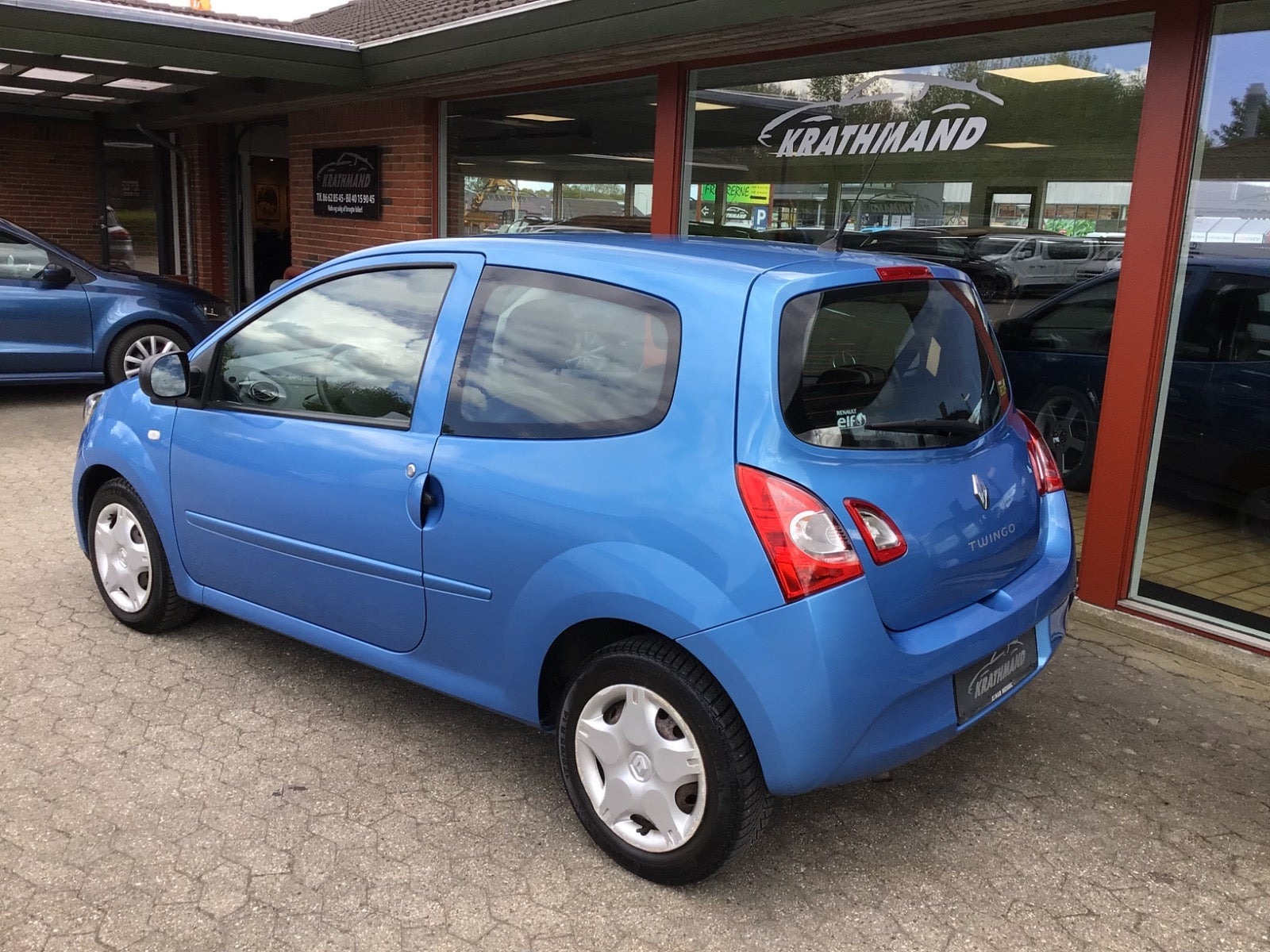 Blå Renault Twingo fra 2013