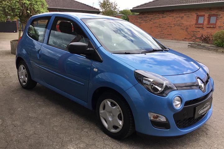 Blå Renault Twingo fra 2013