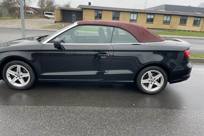 Sort Audi A3 Cabriolet fra 2018