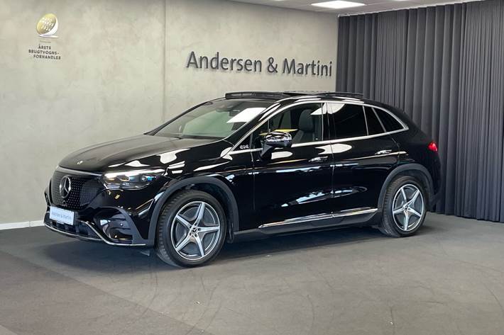 Sort Mercedes EQE 350 fra 2025