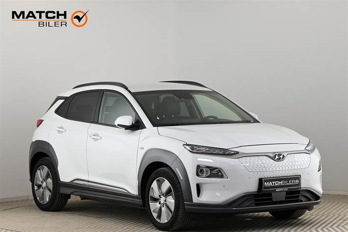 Hvid Hyundai Kona fra 2020
