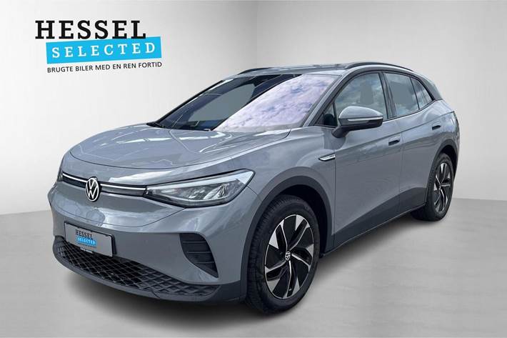 Grå VW ID.4 fra 2023 set udefra