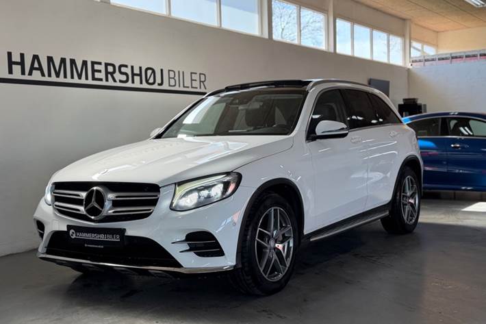 Hvid Mercedes GLC220 d fra 2016