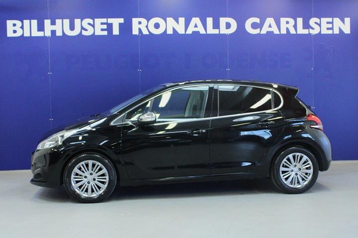 Sort Peugeot 208 fra 2019