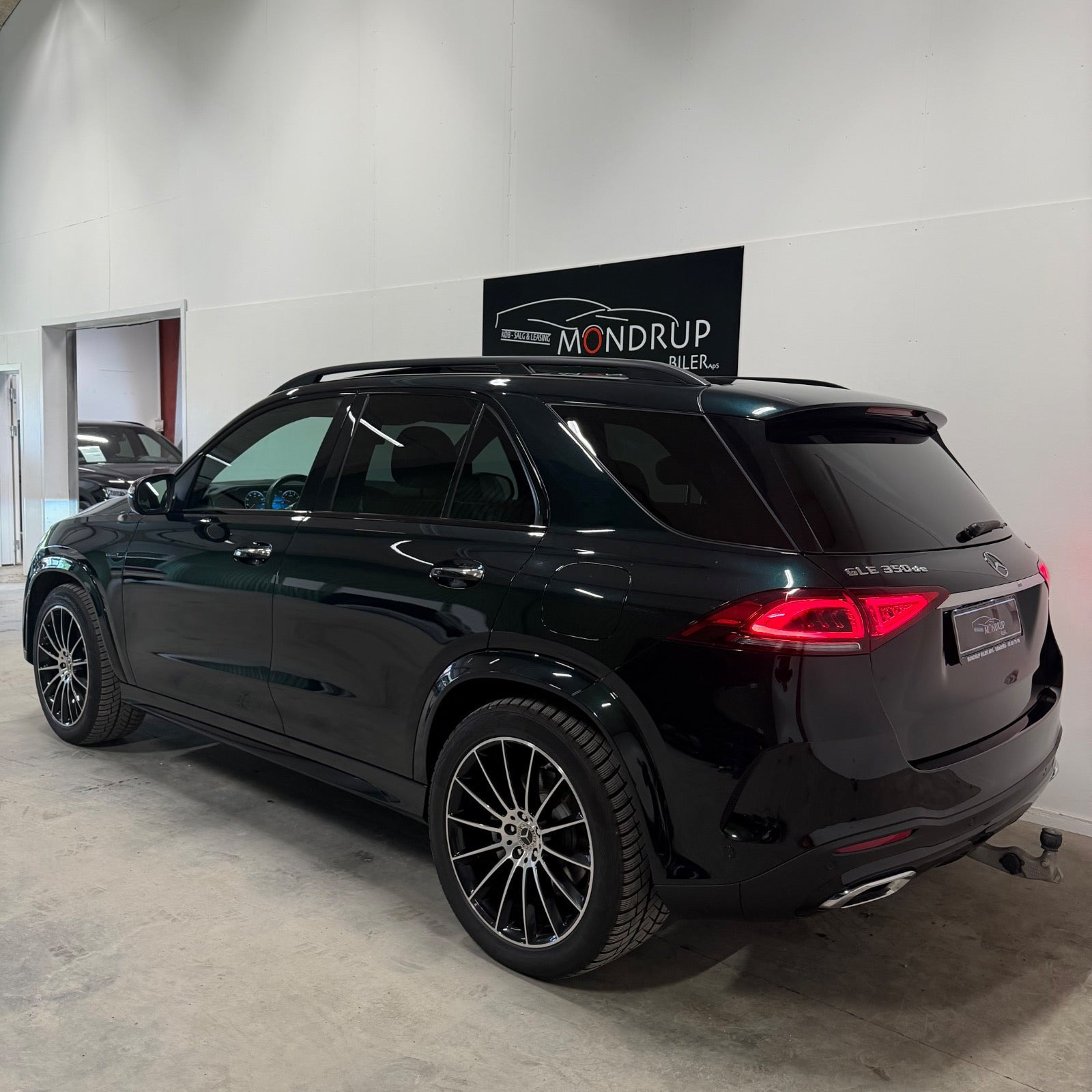 Grøn Mercedes GLE350 de fra 2022