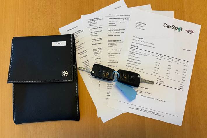 Sort VW Golf VII fra 2018