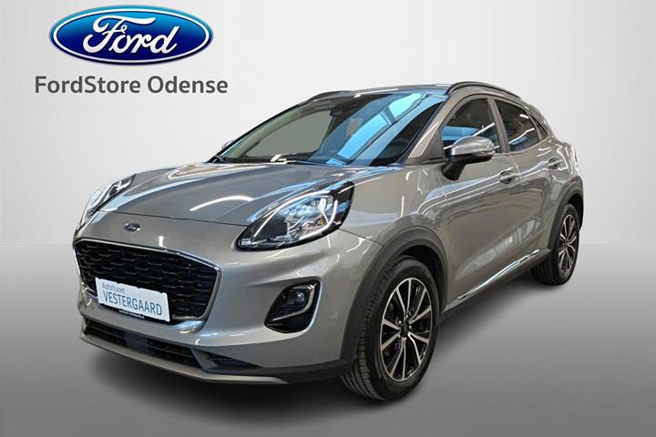 Grå Ford Puma fra 2020 set udefra