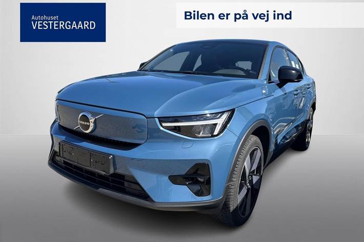Blå Volvo C40 fra 2023