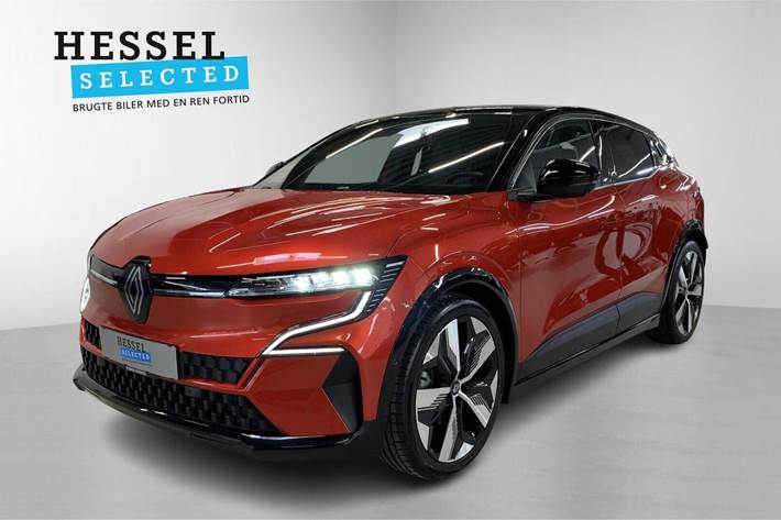 Rød Renault Megane E-Tech fra 2022