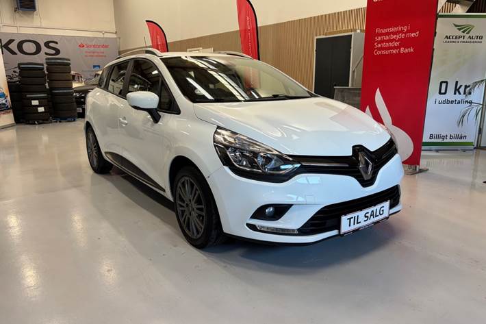 Hvid Renault Clio IV fra 2019