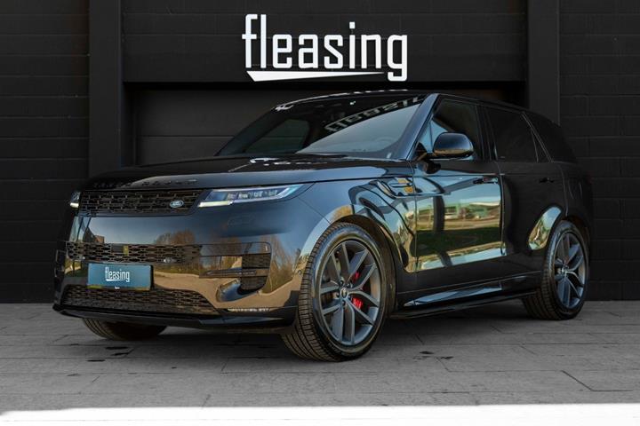 Sort Land Rover Range Rover sport fra 2023 set udefra