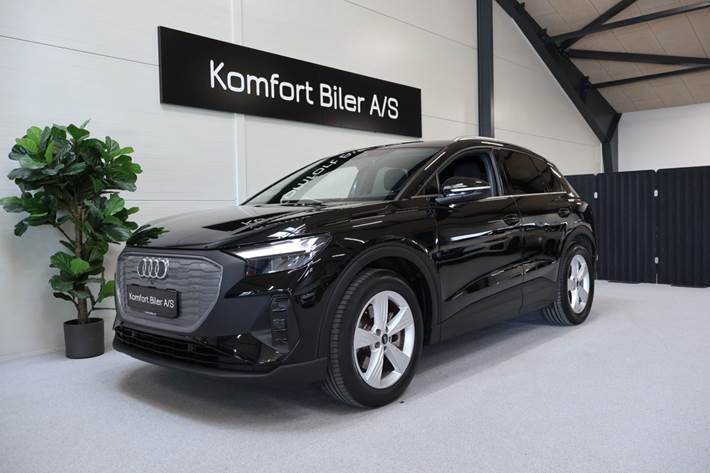 Sort Audi Q4 e-tron fra 2024
