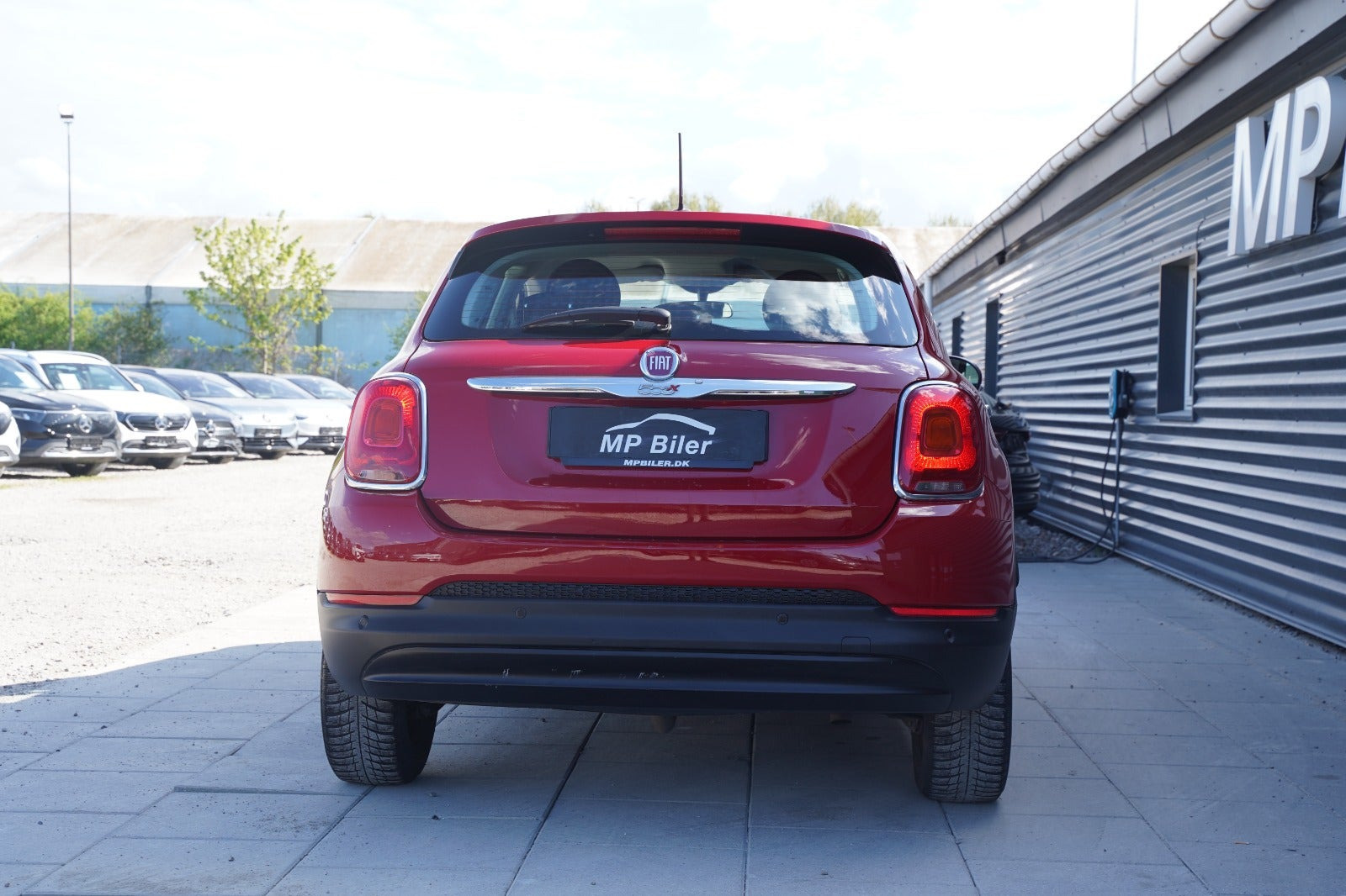 Grøn Fiat 500X fra 2018