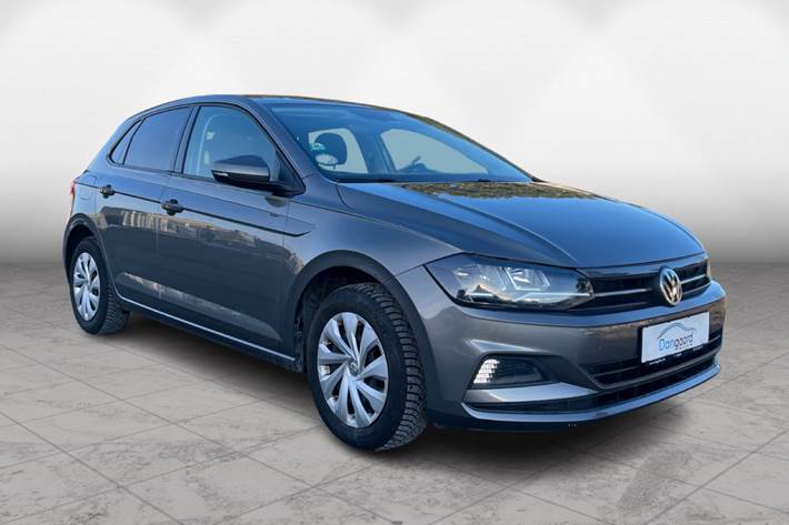 Gul VW Polo fra 2020